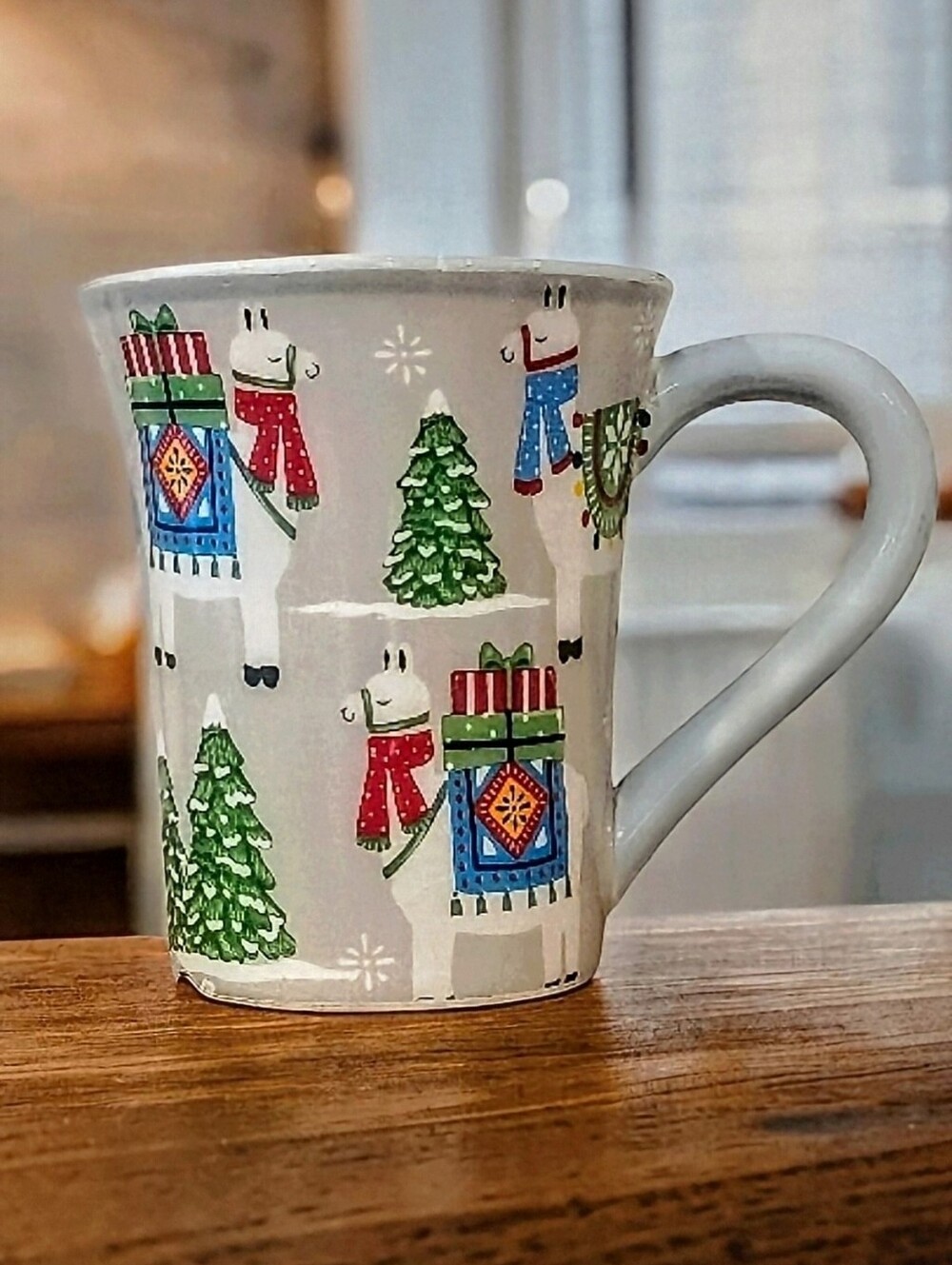 Fa La La La Llama Festive Christmas Mug.